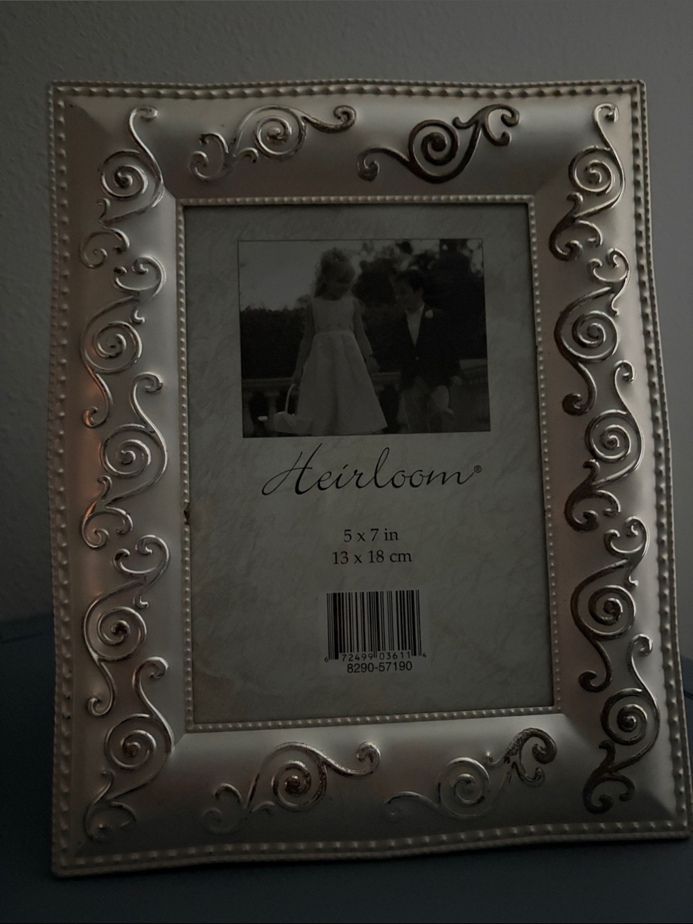 Heirloom Silver Ornate Picture Frame - 5 x 7 in